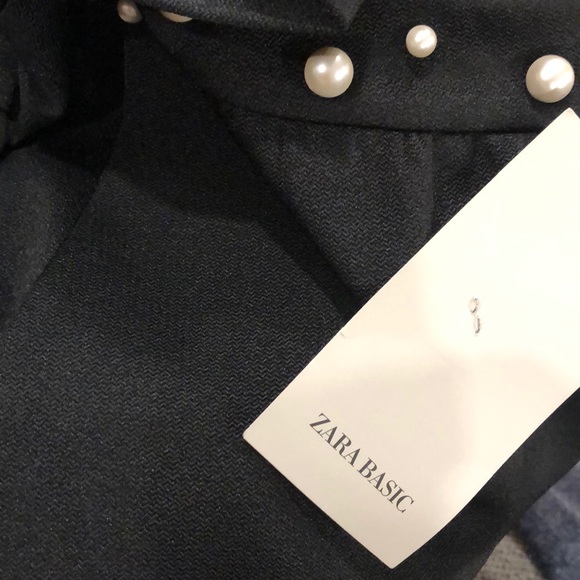 Zara Peplum Pearl Mini Skirt - Picture 7 of 9